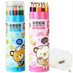 得力7015 36色彩色鉛筆 釋放創意，描繪多彩世界